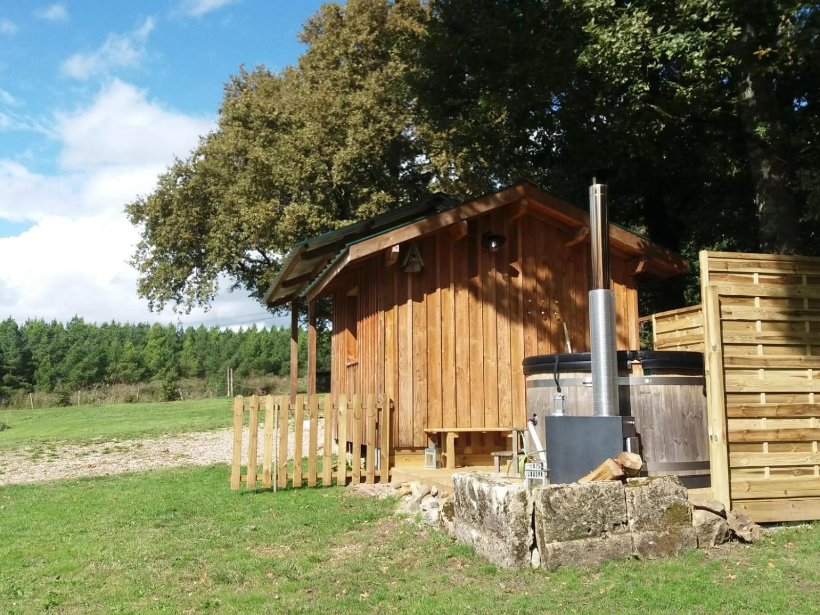 Roulotte Fleur Des Champs Vila Sigalens Exterior foto